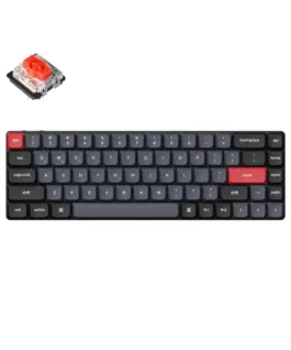 Геймърска Механична клавиатура Keychron K7 Pro QMK/VIA 65% Hot-Swappable Low Profile Gateron Red Switch RGB