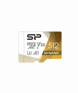 Карта памет Silicon Power Superior Pro 512GB microSDXC Class 10 SD Adapter