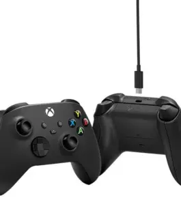 Alternative view of Геймърски контролер Microsoft Xbox + Type-C кабел Black