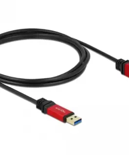 Кабел Delock USB-A мъжко - USB-B мъжко 2 м Premium Екраниран