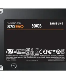 SSD диск SAMSUNG 870 EVO SATA 2.5 500GB SATA 6 Gb/s MZ-77E500B/EU