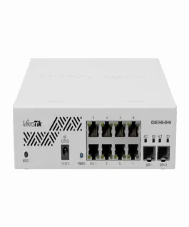 Alternative view of Суич MikroTik CSS610-8G-2S+IN, 8 x Gigabit Ethernet ports, 2 x SFP, PoE in