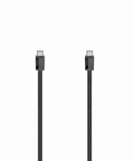 Кабел HAMA USB-C мъжко - USB-C мъжко 0.75 м 480Mb/s USB 2.0 Черен