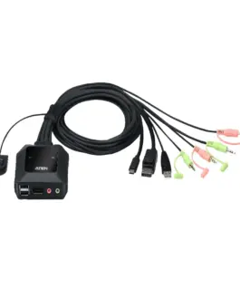 Превключвател KVM ATEN CS52DP Дву портов USB-C DisplayPort