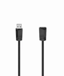 Удължителен кабел HAMA USB-A женско - USB-A мъжко 1.5 м 480 Mbit/s