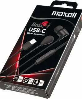Слушалки  MAXELL тапи EB10  BASS 13  USB-C