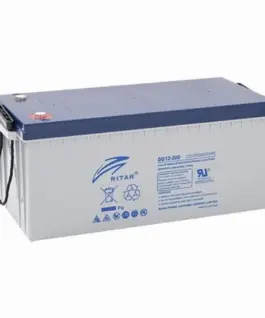 Оловна гелова батерия RITAR (DG12-200) 12V 200Ah 522 /240/ 219 mm F10/M8
