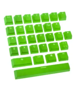 Капачки за механична клавиатура Ducky Green 31-Keycap Set Rubber Backlit Double-Shot US