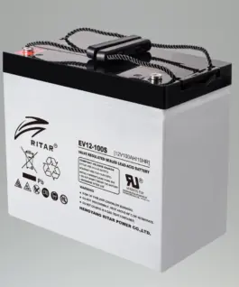 Оловна батерия RITAR (EV12-100S) 12V 100Ah 306/ 168/ 211 mm За електрически
