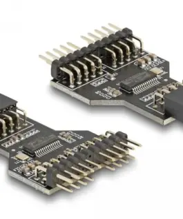 Alternative view of Хъб Delock USB 2.0 9-Pin женско към Две 9-Pin мъжко