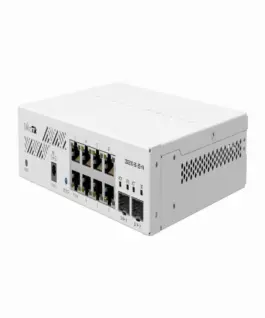 Суич MikroTik CSS610-8G-2S+IN 8 x Gigabit Ethernet ports 2 x SFP PoE in