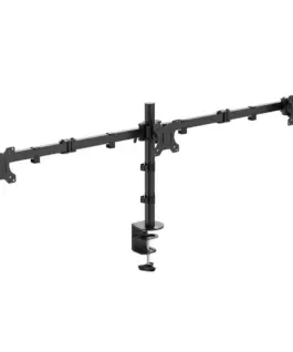 Alternative view of Стойка за 3 мониторa ACT AC8303, За бюро, Регулируема, 27", 21 кг, Черна