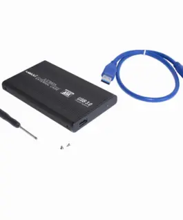 Makki Външна кутия за харддиск External Case 2.5″ SATA USB3.0 Aluminium