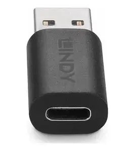 АДАПТЕР LINDY – USB-A to USB-C – USB 3.2 Type A to C adapter – Black – PN