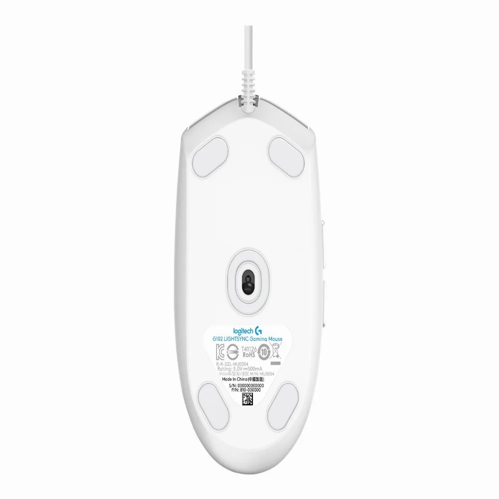 ГЕЙМЪРСКА МИШКА LOGITECH G102 Lightsync USB - White - PN 910-005824 - Image 5
