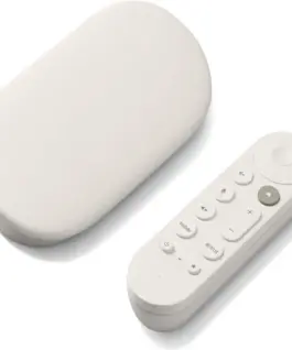 Мултимедиен плеър Google TV Streamer 4K 32GB с дистанционно