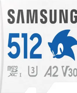 Alternative view of Карта памет Samsung SONIC PRO PLUS, microSDXC, UHS-I, 512GB, Адаптер