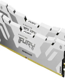 Памет за компютър Kingston Fury Renegade White 32GB(2x16GB) DDR5 7200MHz CL38