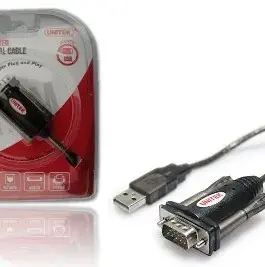 Unitek адаптер USB- 1xRS-232 + адаптер DB9F/DB25M Y-105A