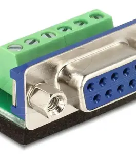 Адаптер Delock Terminal block към  D-Sub 9 pin женско