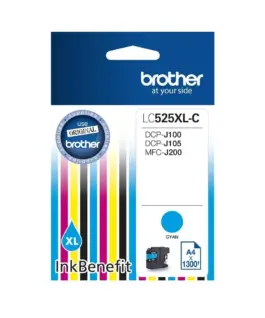 ГЛАВА ЗА BROTHER DCP J100/J105/MFC J200 - Cyan - HIGH CAPACITY - PN LC525XLC (LC-525XLC)
