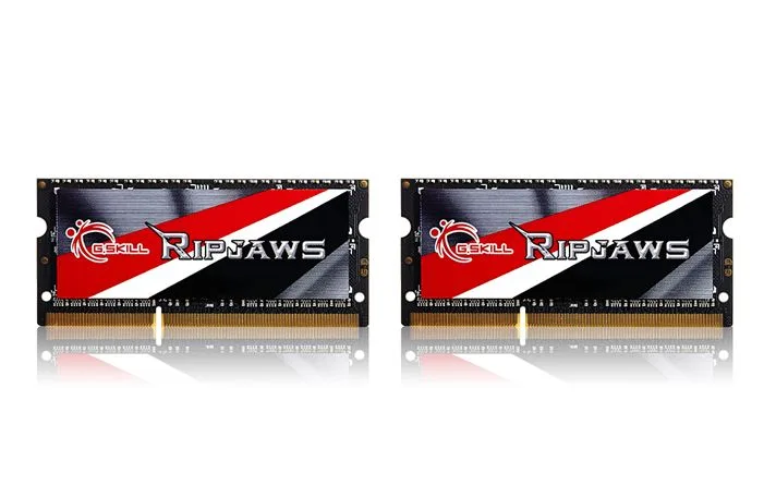 G.SKILL памет SODIMM Ultrabook DDR3 8GB (2x4GB) Ripjaws 1600MHz CL9 - 1.35V Low Voltage