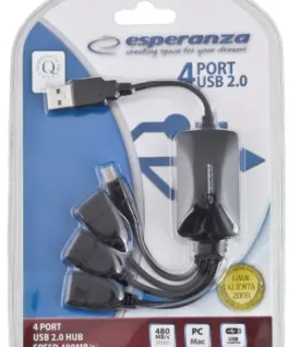 Esperanza HUB 4 PORTS USB 2.0 EA114
