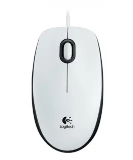 МИШКА LOGITECH M100 - Жична - White - PN 910-006764