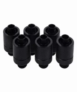 Фитинг Alphacool Eiszapfen Удължител 16/10mm G1/4 Черен мат 6 броя