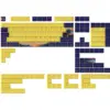 Капачки за механична клавиатура Dark Project - Sunset PBT - ANSI and ISO