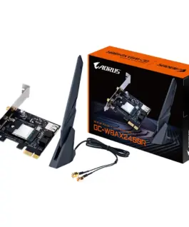 Alternative view of Безжична карта GIGABYTE GC-WBAX2400R RTL8852CE WIFI 6E 2x2 802.11ax, Bluetooth 5.3