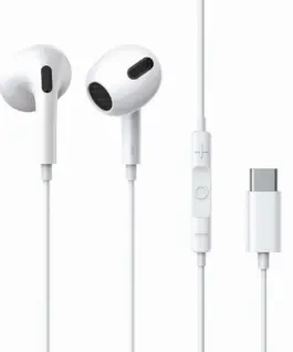 Слушалки с микрофон Baseus Type-C Encok C17 бели