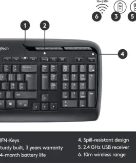 Kомплект клавиатура с мишка Logitech MK330