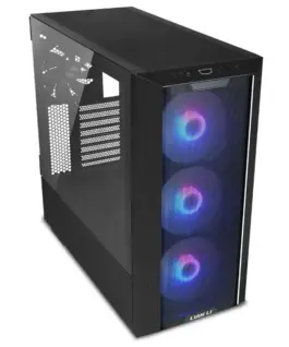 Alternative view of Кутия за компютър Lian-Li LANCOOL III RGB Mid-Tower, Tempered Glass, Черна