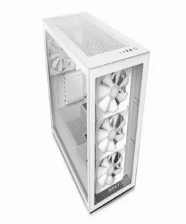 Кутия за компютър NZXT H7 Elite 2023 Matte White Mid-Tower