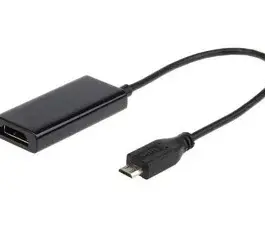 Gembird адаптер MHL(M)->HDMI(F)+USB Micro(BF)(5 PIN) 16cm