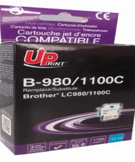 Мастилница UPRINT LC980/1100 BROTHER Cyan