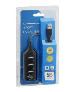 Alternative view of Esperanza HUB 4 PORTS USB 2.0 EA116