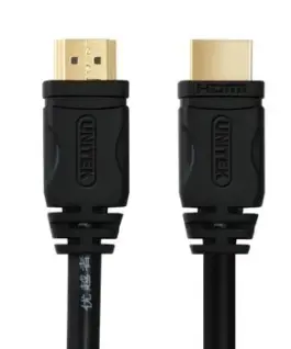Alternative view of Unitek HDMI кабел M/M 2,0m v2.0 , GOLD, BASIC