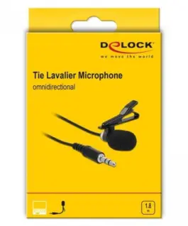 Микрофон с клипс Delock