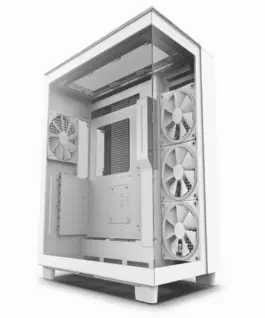 Кутия за компютър NZXT H9 Elite Matte White