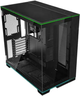 Alternative view of Кутия за компютър Lian Li PC-O11 Dynamic EVO RGB Mid-Tower, TG, Черна