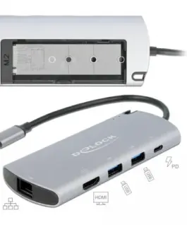 Докинг станция Delock USB-C