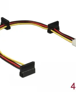 Alternative view of Кабел Power Molex 4 Pin  > 4 x SATA 15 Pin, 40cm