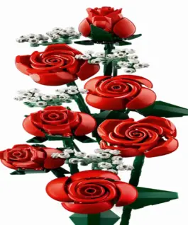 Alternative view of LEGO Botanical - Bouquet of Roses, 10328