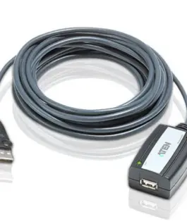 Alternative view of Удължителен кабел ATEN UE250, USB-A мъжко - USB-A женско , 5 м, USB 2.0, Черен