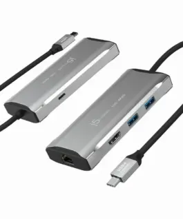 Alternative view of Докинг станция j5create JCD392 100W, USB-C, 10Gbps, 4K60