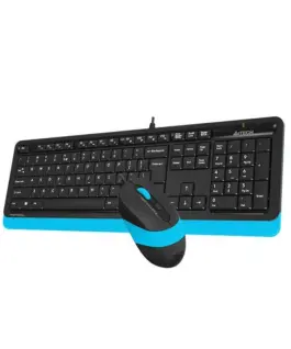 Комплект клавиатура и мишка A4TECH Fstyler  F1010 Черен/Син