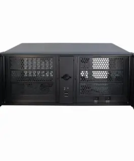 Alternative view of Кутия за компютър InterTech 4U-4098-S, 4U, 19", Чернa