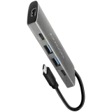 Alternative view of USB хъб AXAGON HMC-5H USB-C 3.2 Gen 1 hub, 3x USB-A, 4K HDMI, PD 100W, 100cm USB-C cable